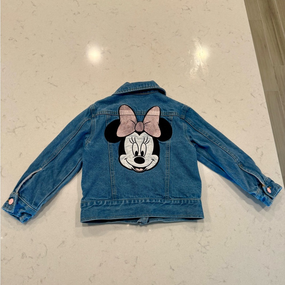 Disney Minnie Mouse denim jacket 3T - Picture 6 of 8